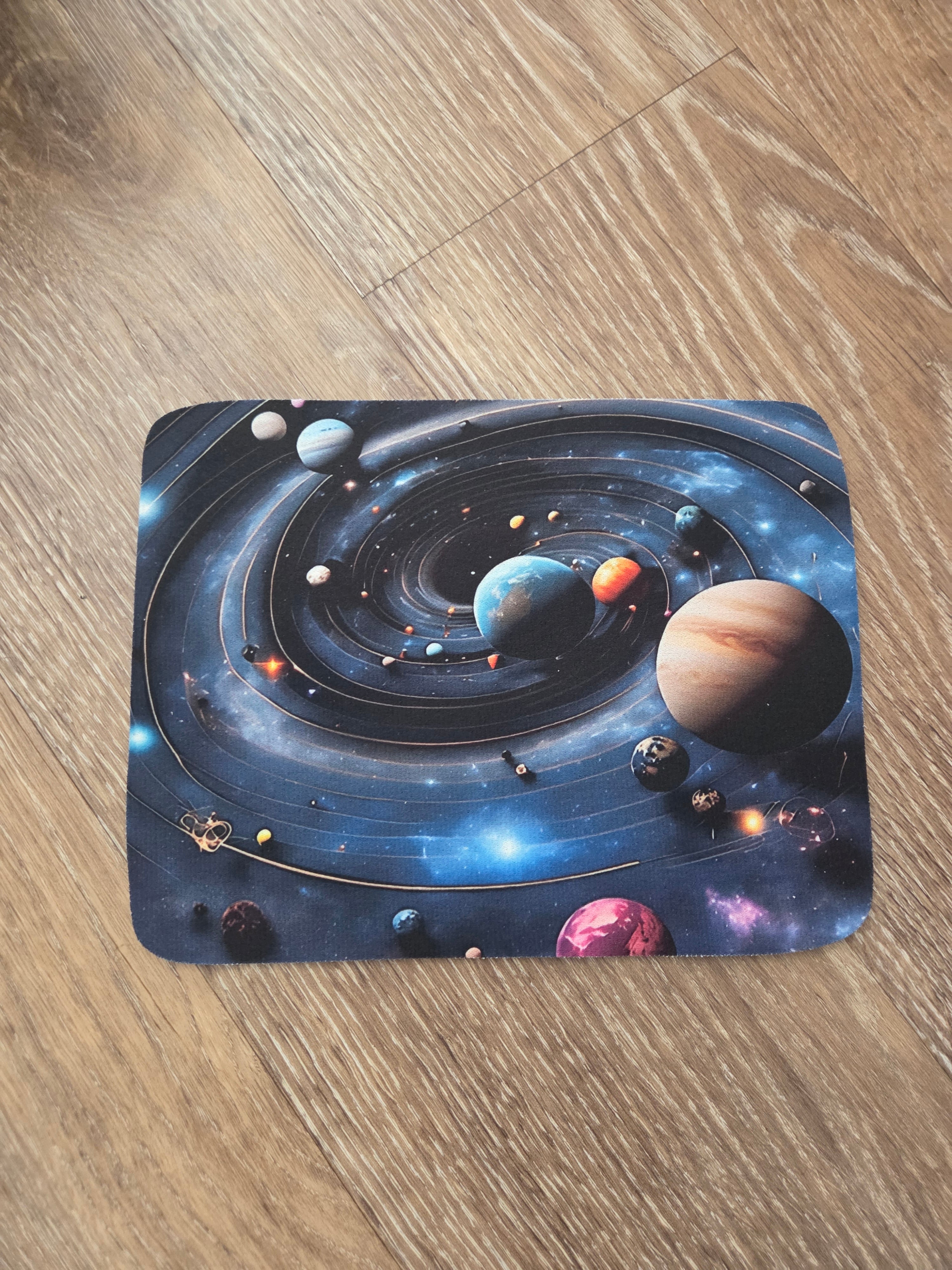 Planetary Pattern Mouse Pad – 20×25cm
