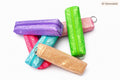 Glitter Frosted Pencil Case Set. 1pc. Random pick