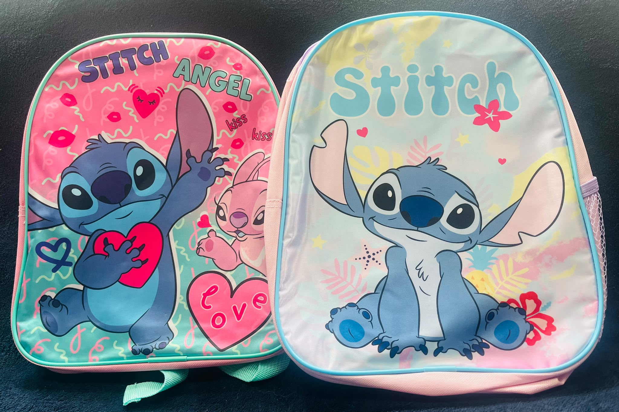Disney Stitch Backpack – Pink Heart