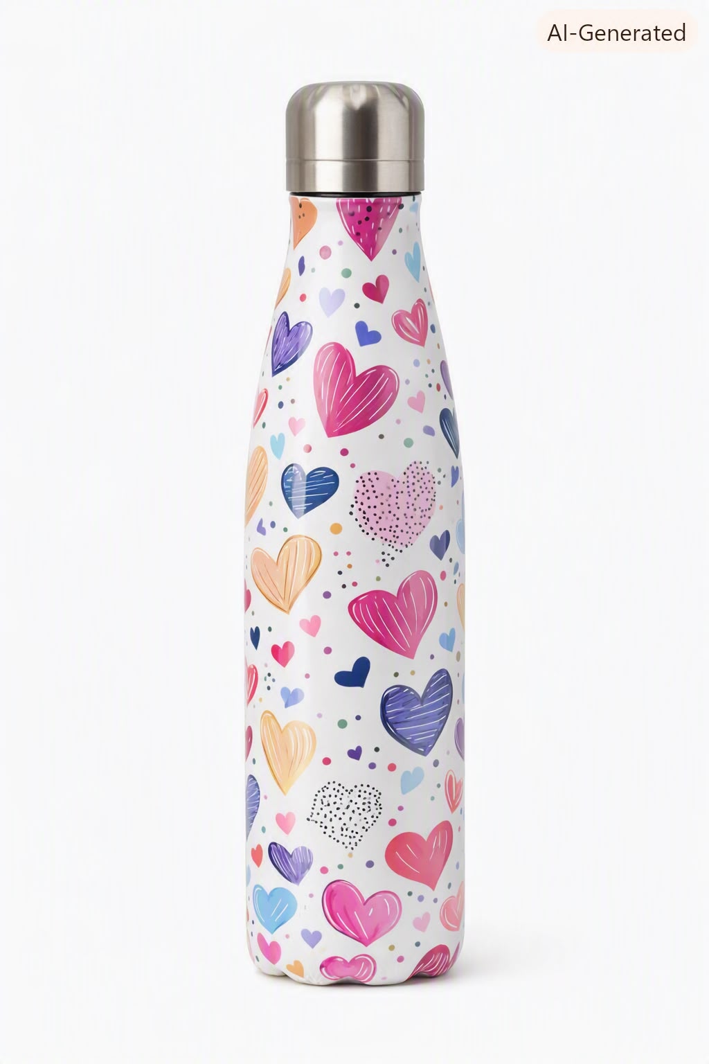 1500oz Stainless Steel Water Bottle – Hearts