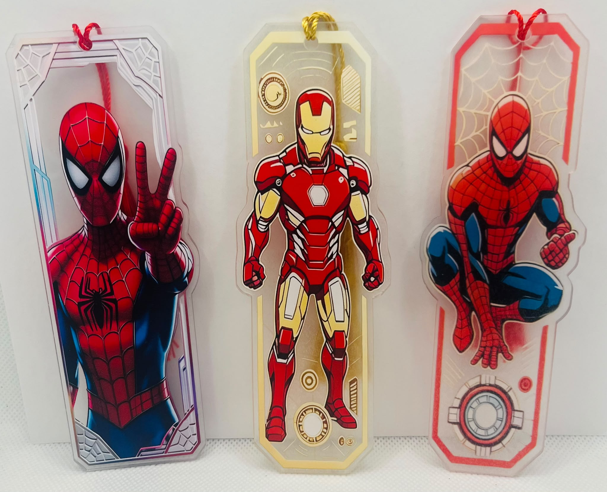 Spider-Man 2D Flat Acrylic Bookmark