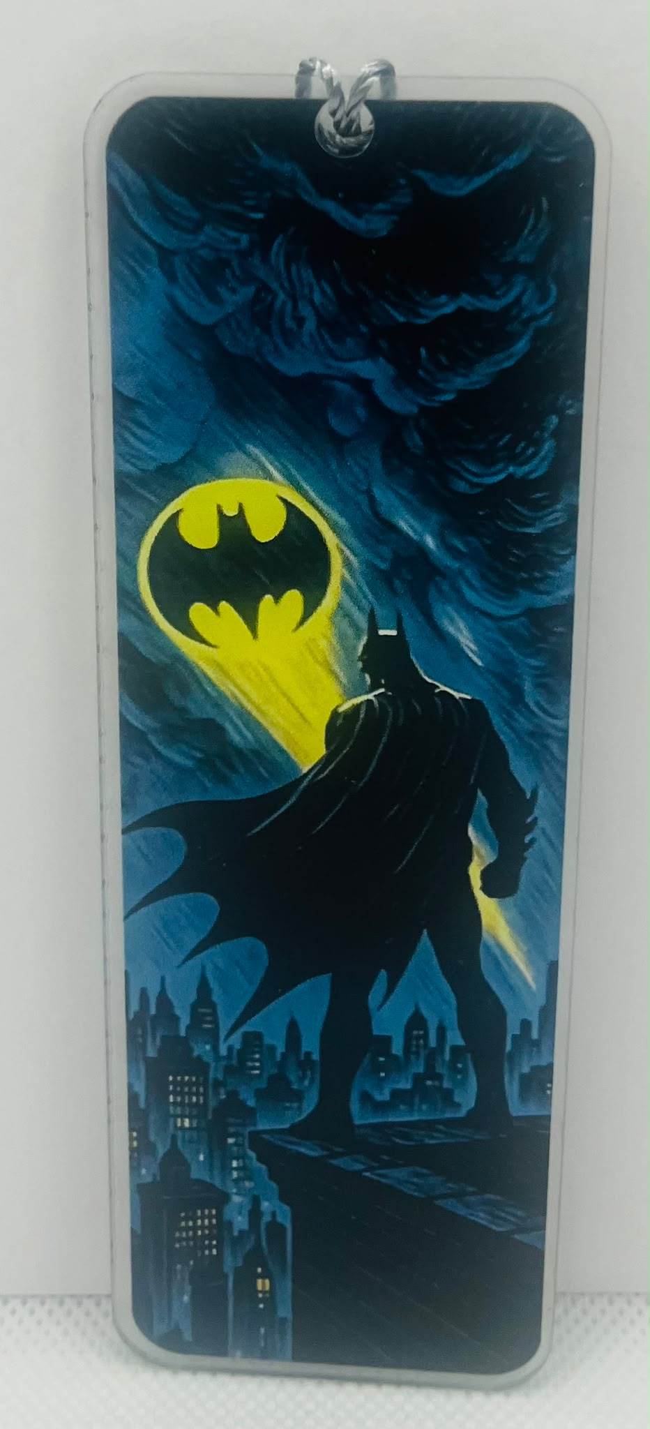 Batman Gotham City Night View Acrylic Tassel Bookmark