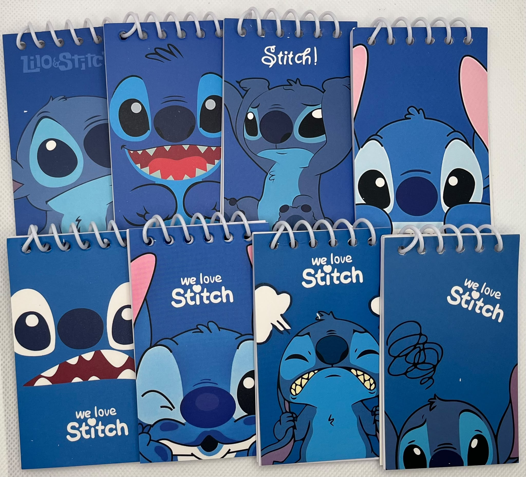 Lilo & Stitch Spiral Notebooks – 8pcs