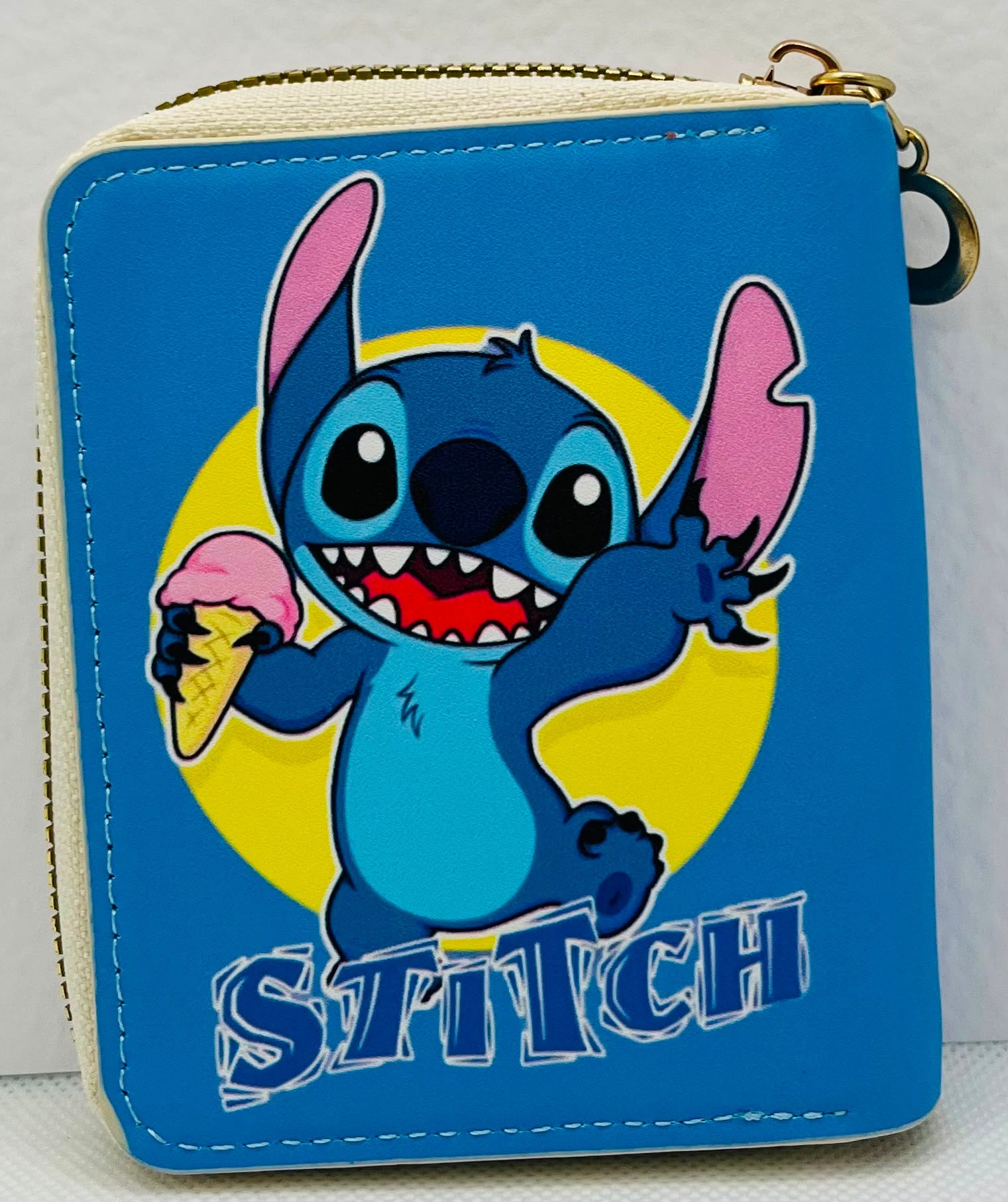 Stitch Zip-Around Purse