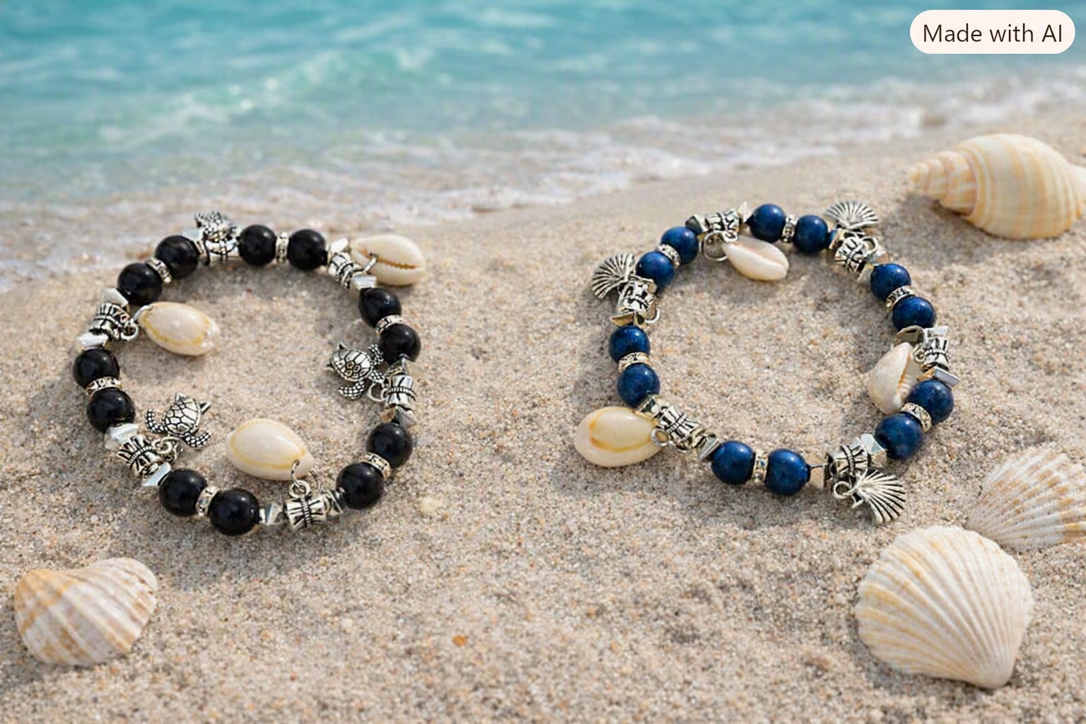 Bohemian Ocean Bracelet – Black