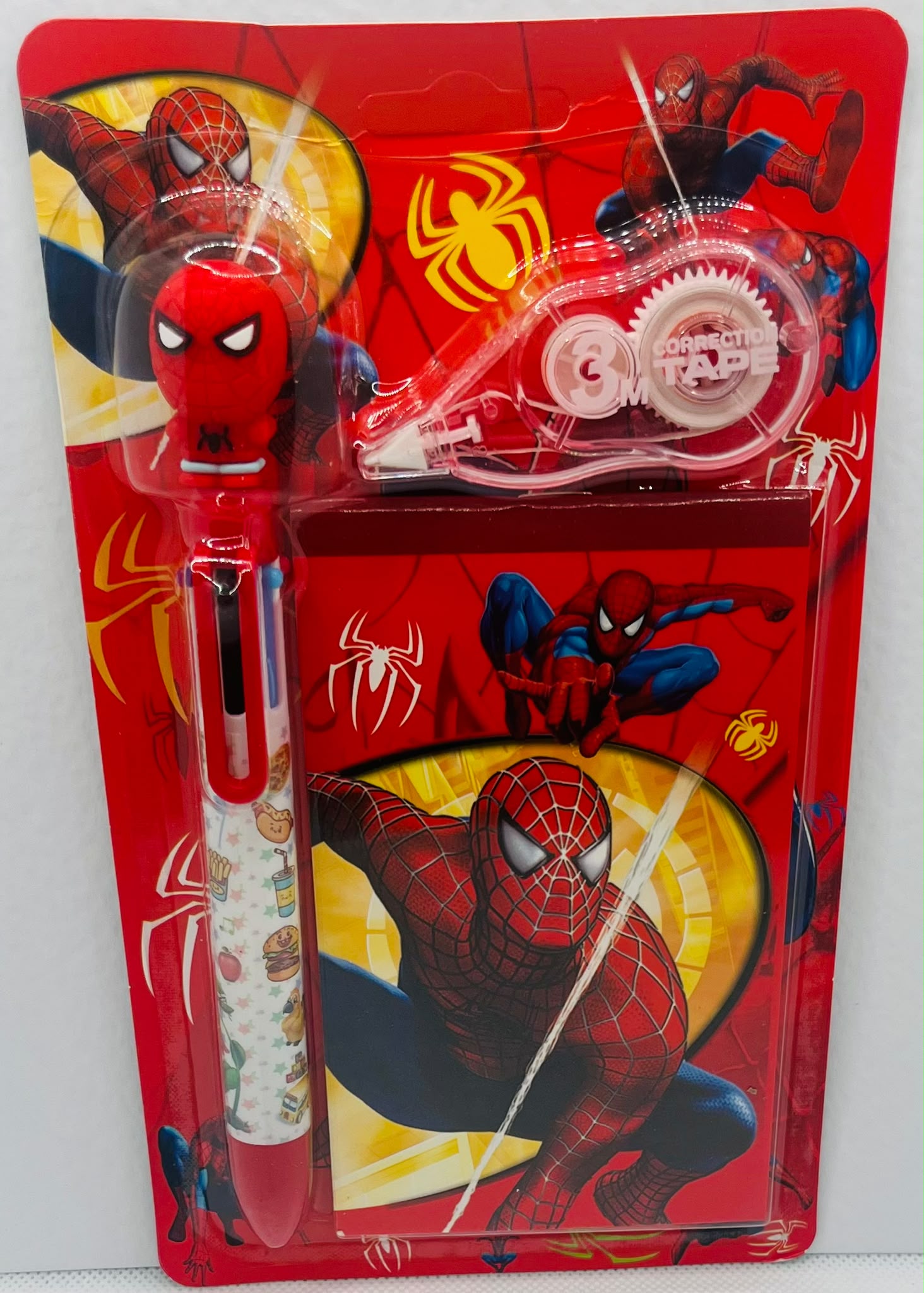 Marvel Spider-Man Stationery Set – 3pcs