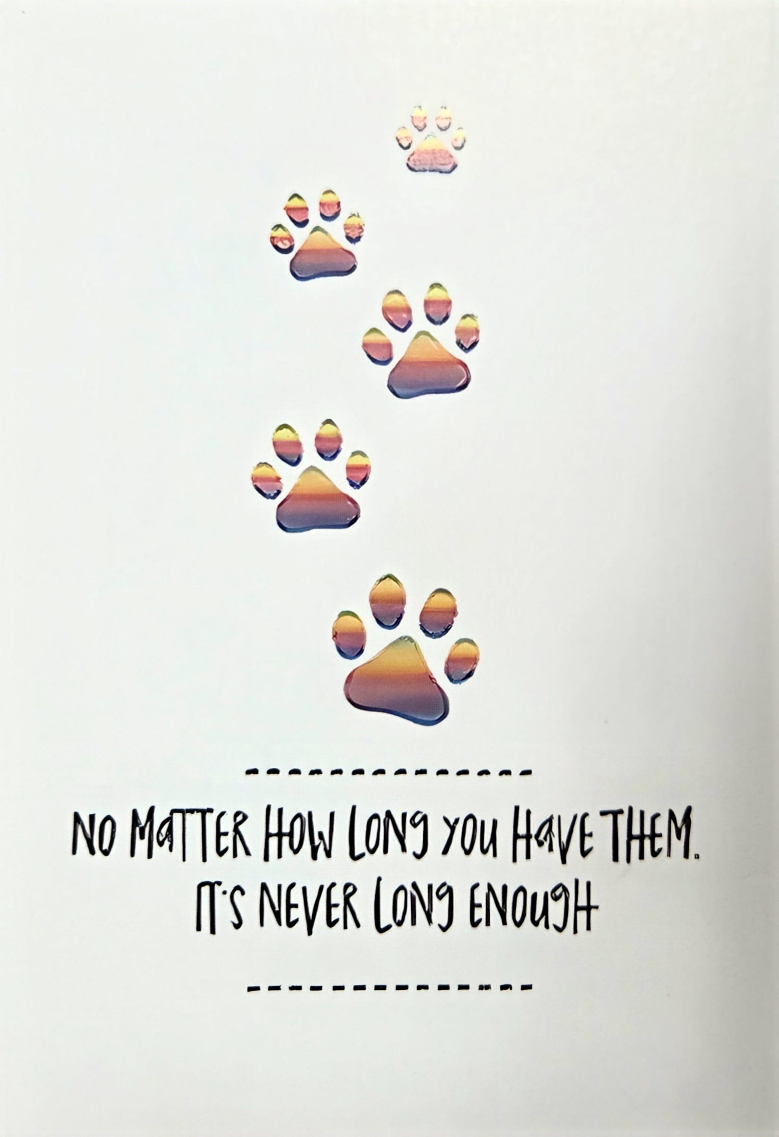 Pet Loss Sympathy Card – Kraft Envelope