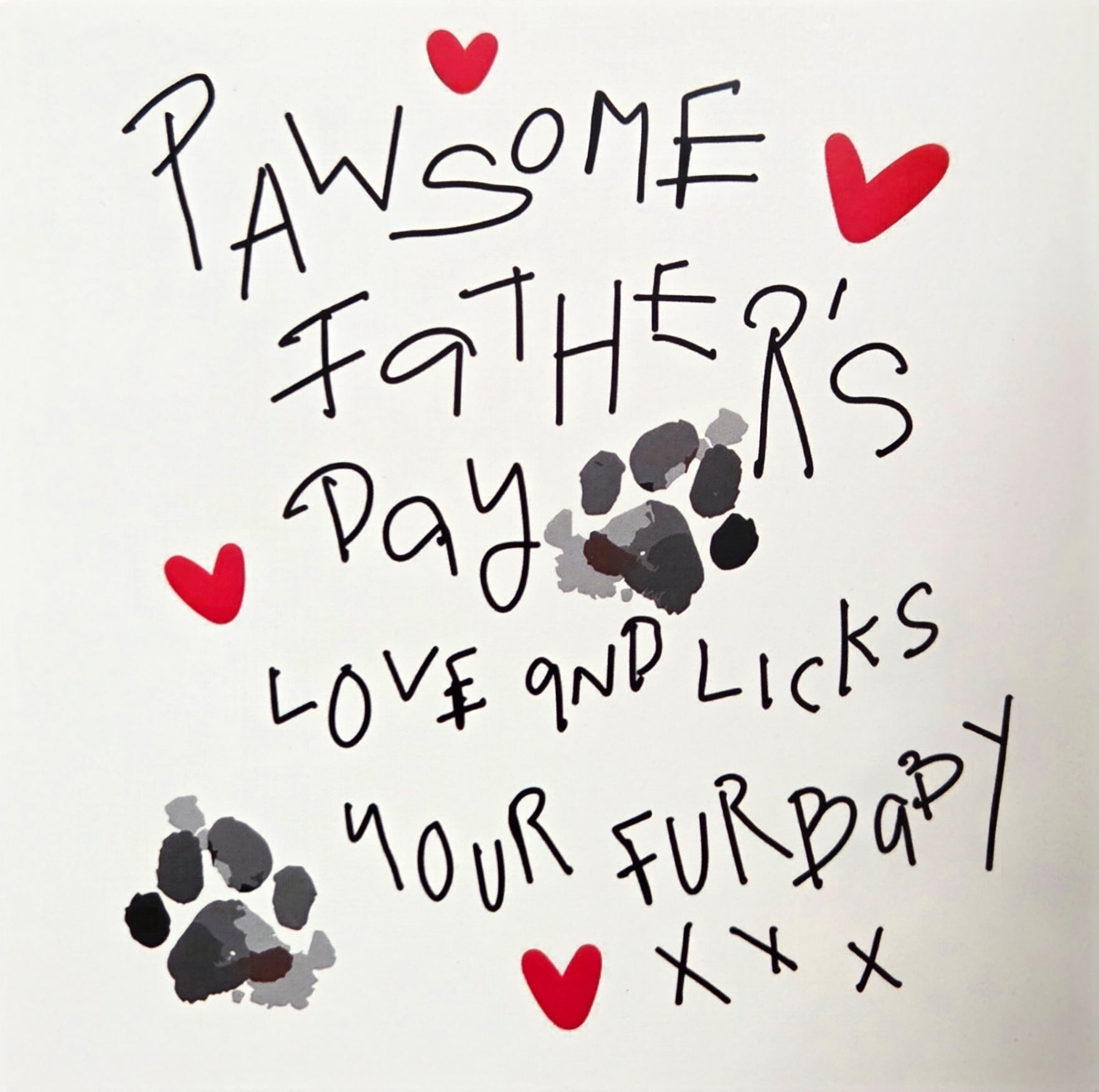 Father’s Day Love Card From the Dog – 1pc
