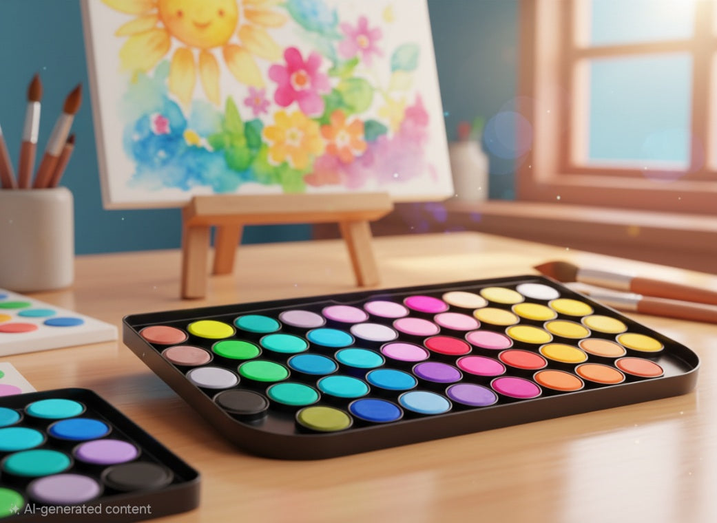 48 Colour Watercolour Paint Set