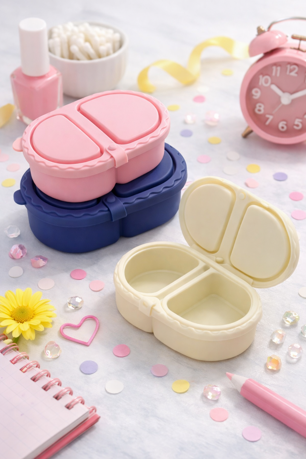 Silicone Snack Container – Pink