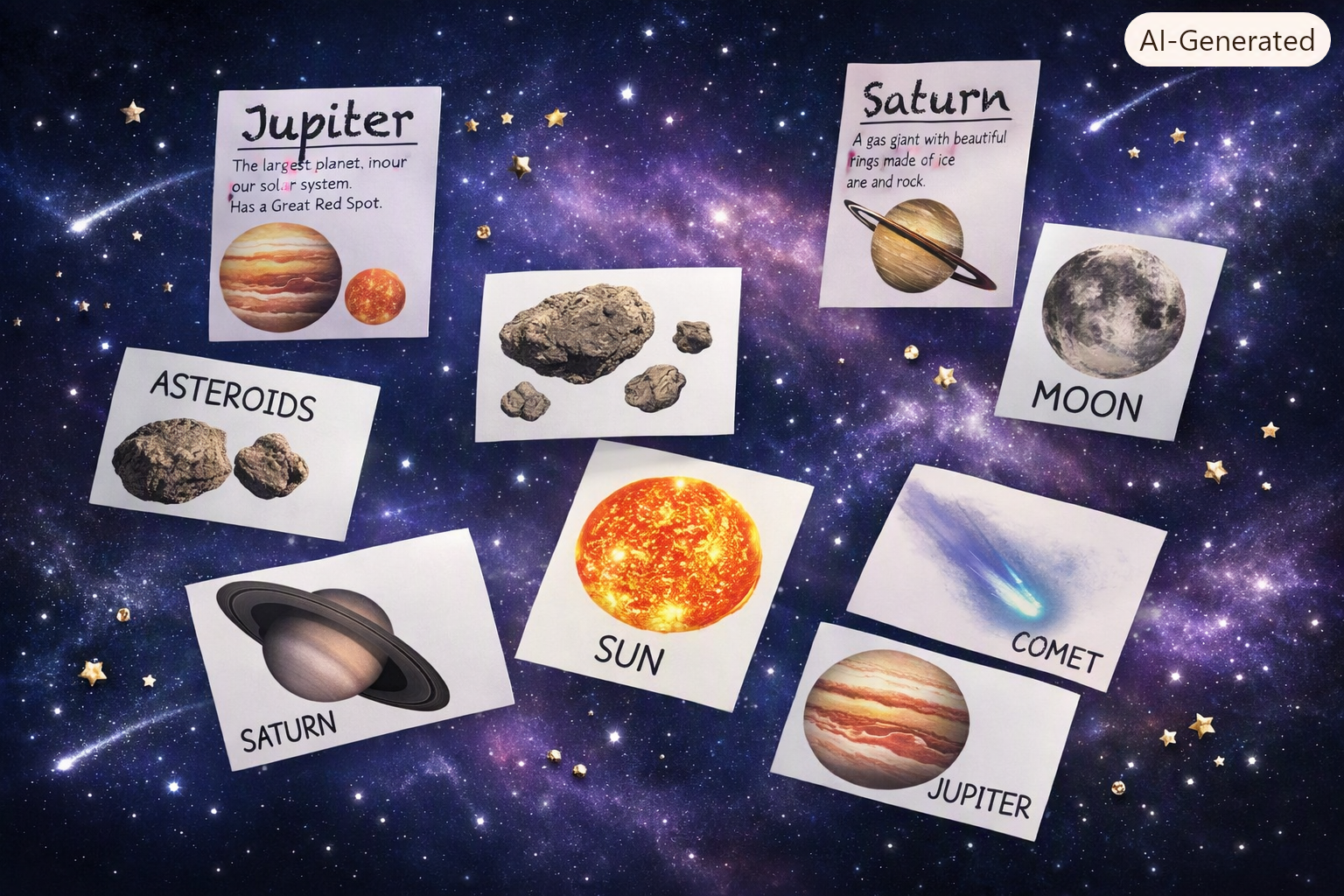 Solar System Flashcards – 23pcs Toy