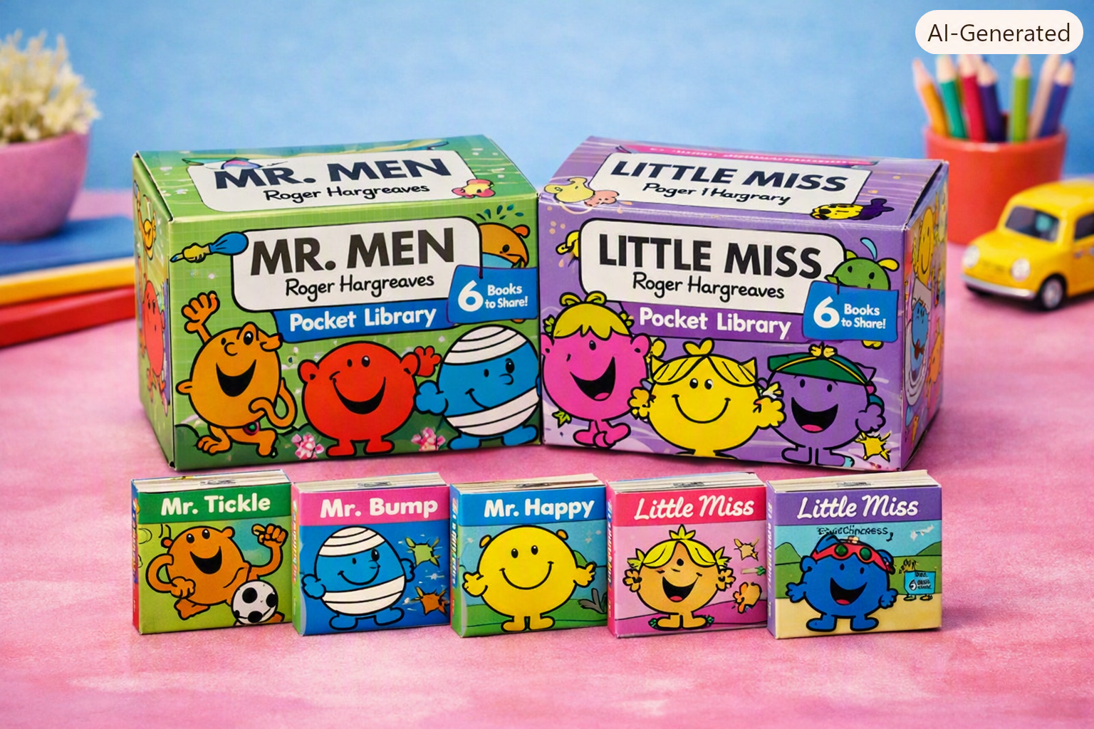 Mr. Men Pocket Book Set