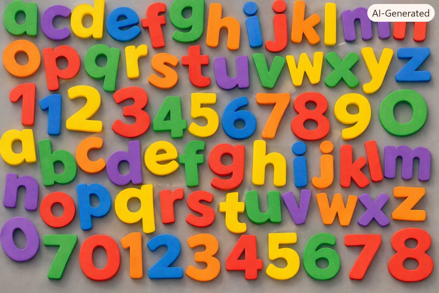 Educational Magnetic Letter and Number Set – 79pcs Toy