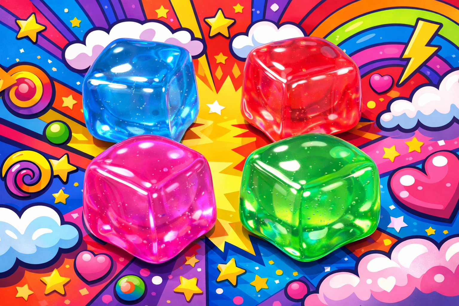 Maltose Ice Cube Squishy
