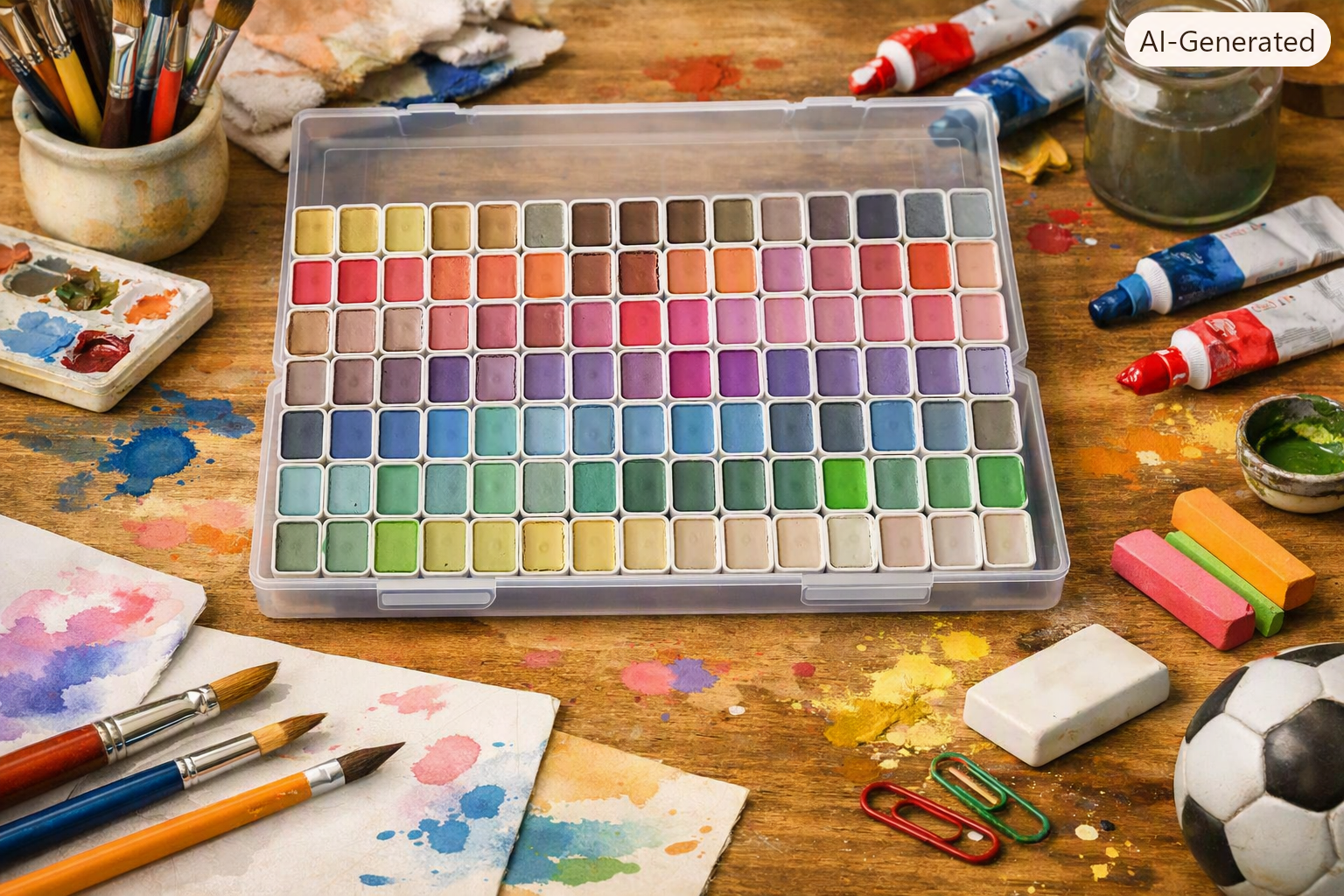 Pearl Watercolours Pigment Set – 98 colours