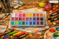 Yautias Pearl Watercolour Paints – 24 colours