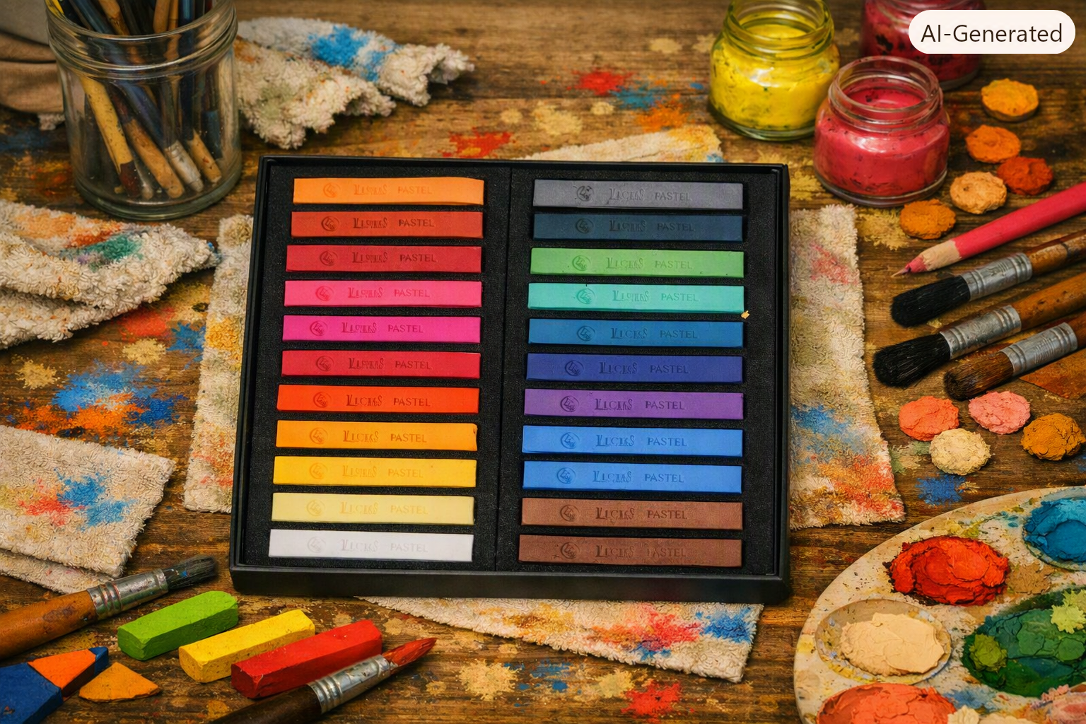 YYMIYU Chalk Pastels – 22 Colour Palette