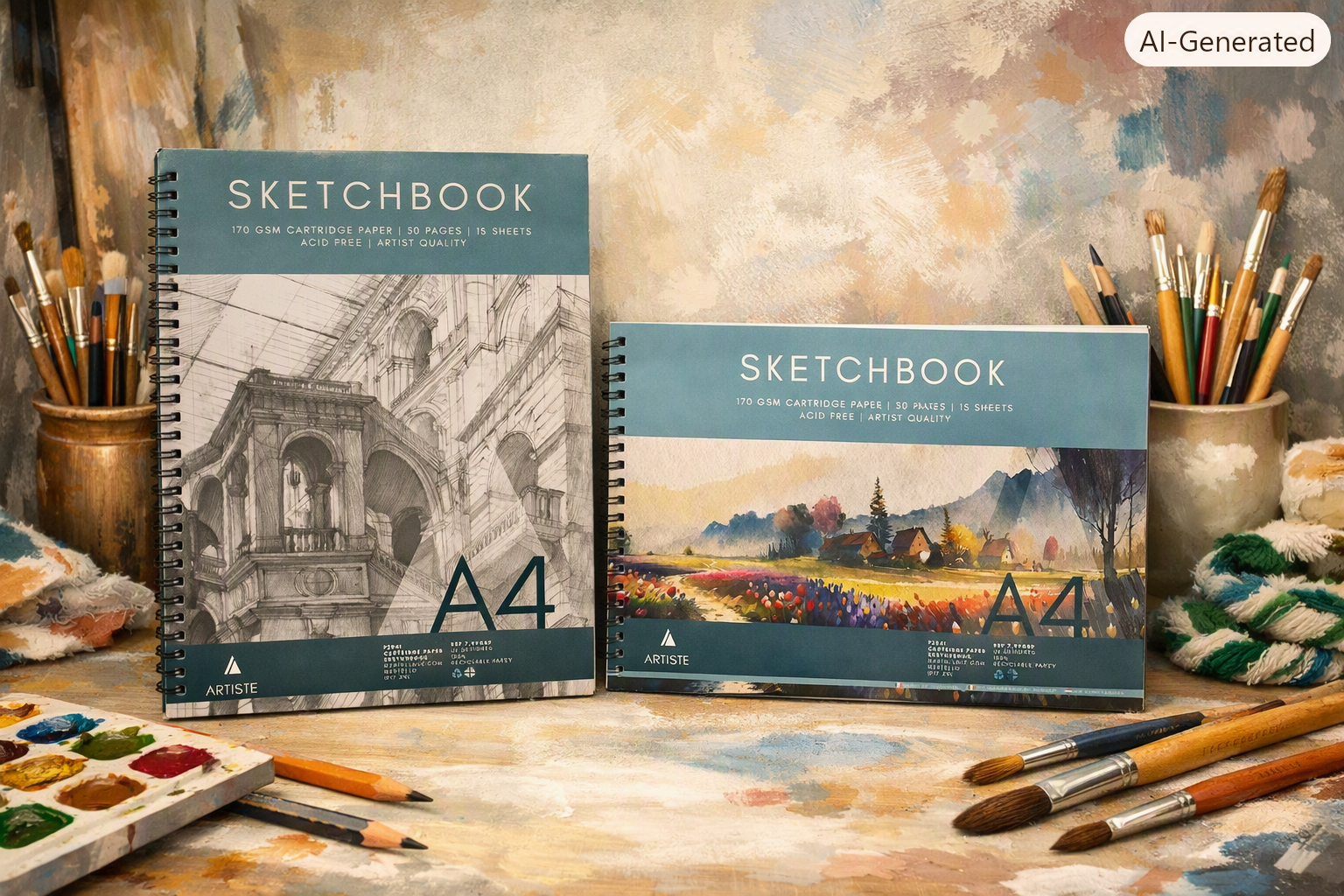 A4 Artist Sketch Book – Portrait