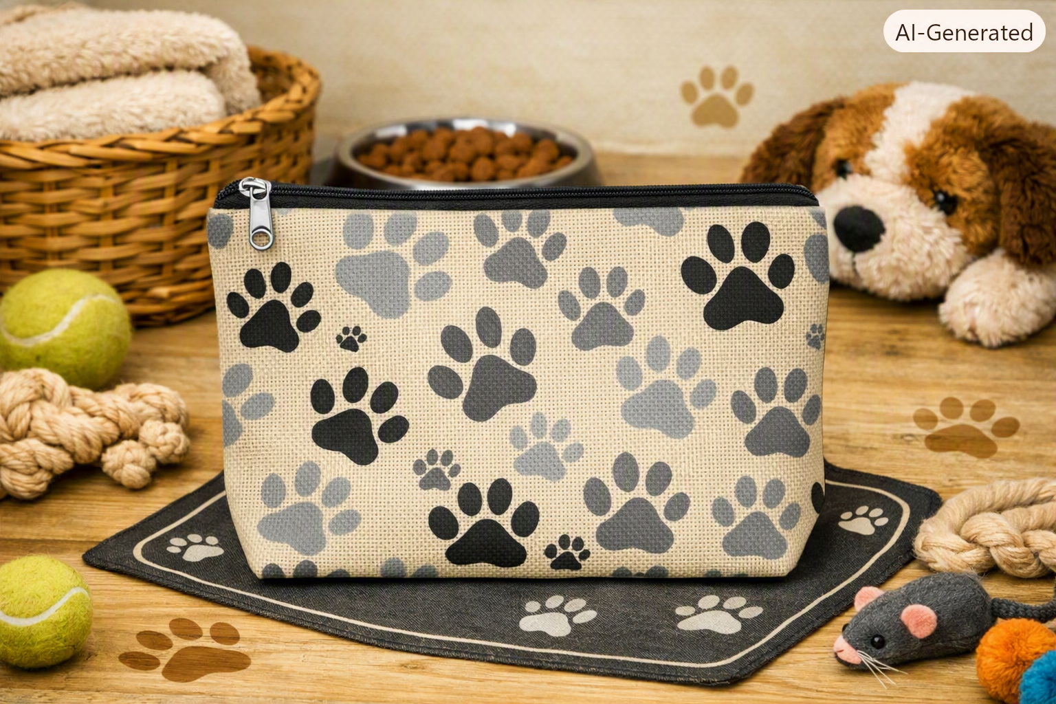 Dog Lover Toiletry Travel Bag – Style 1