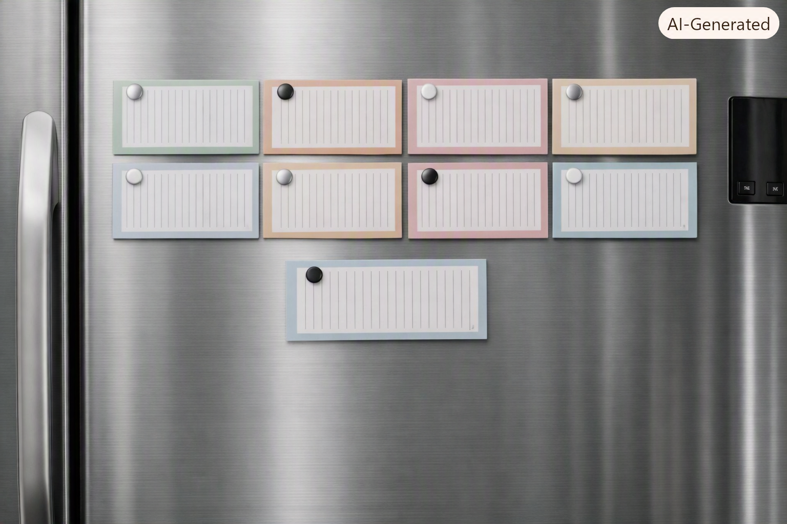 Magnetic Fridge Notepad Set – 1pc Random