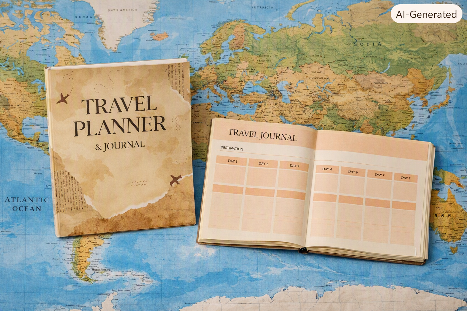 A5 Travel Planning Pad – 50 Pages
