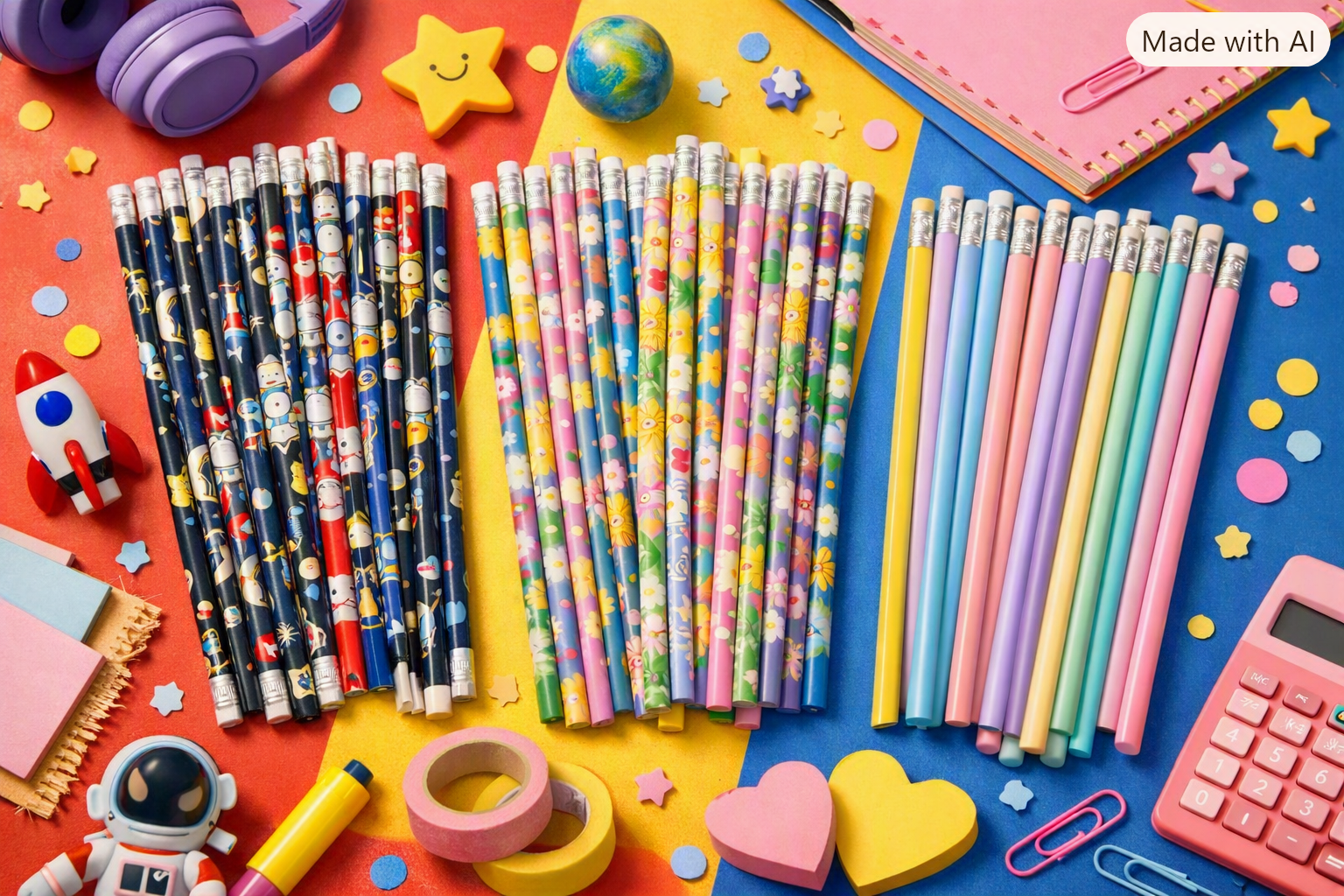 Spaceman HB Pencils 1pc Random Pick