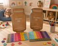 Wooden Reward Jar – Flower Petal Set (45 Pieces) Toy