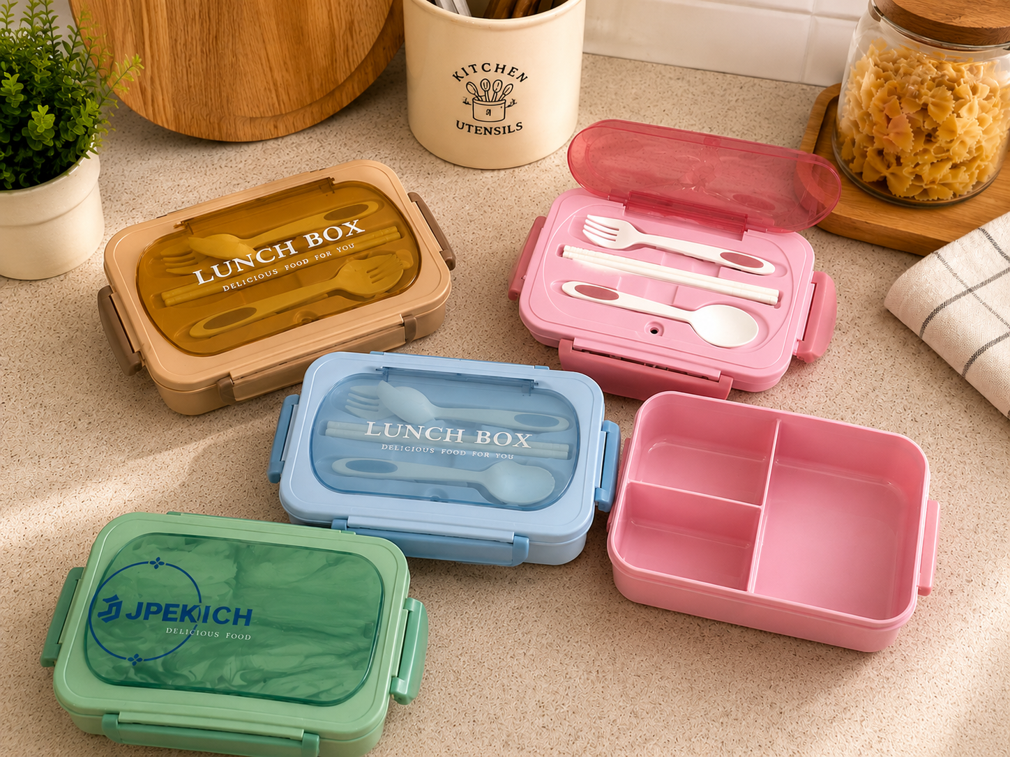 Partitioned Thermal Lunch Box