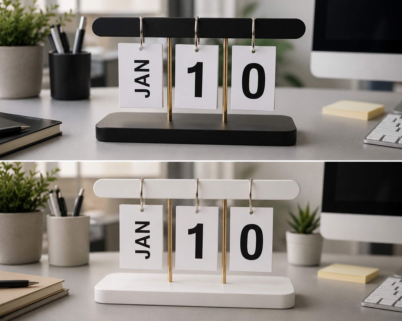 Reversible Calendar – Minimalist White