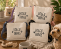 DOGGIE THINGS Crossbody Bag – Purple Strap