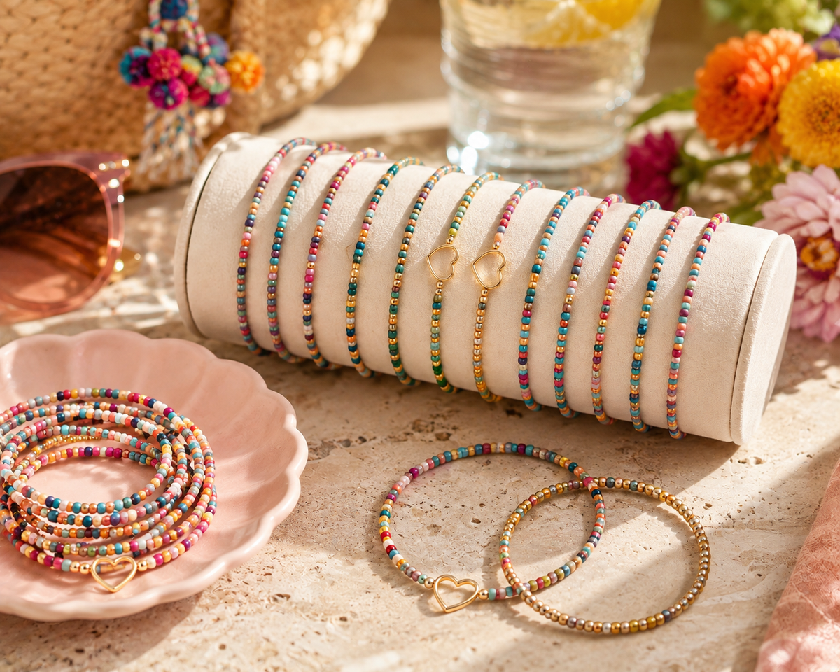 Beaded Bracelet Collection.
