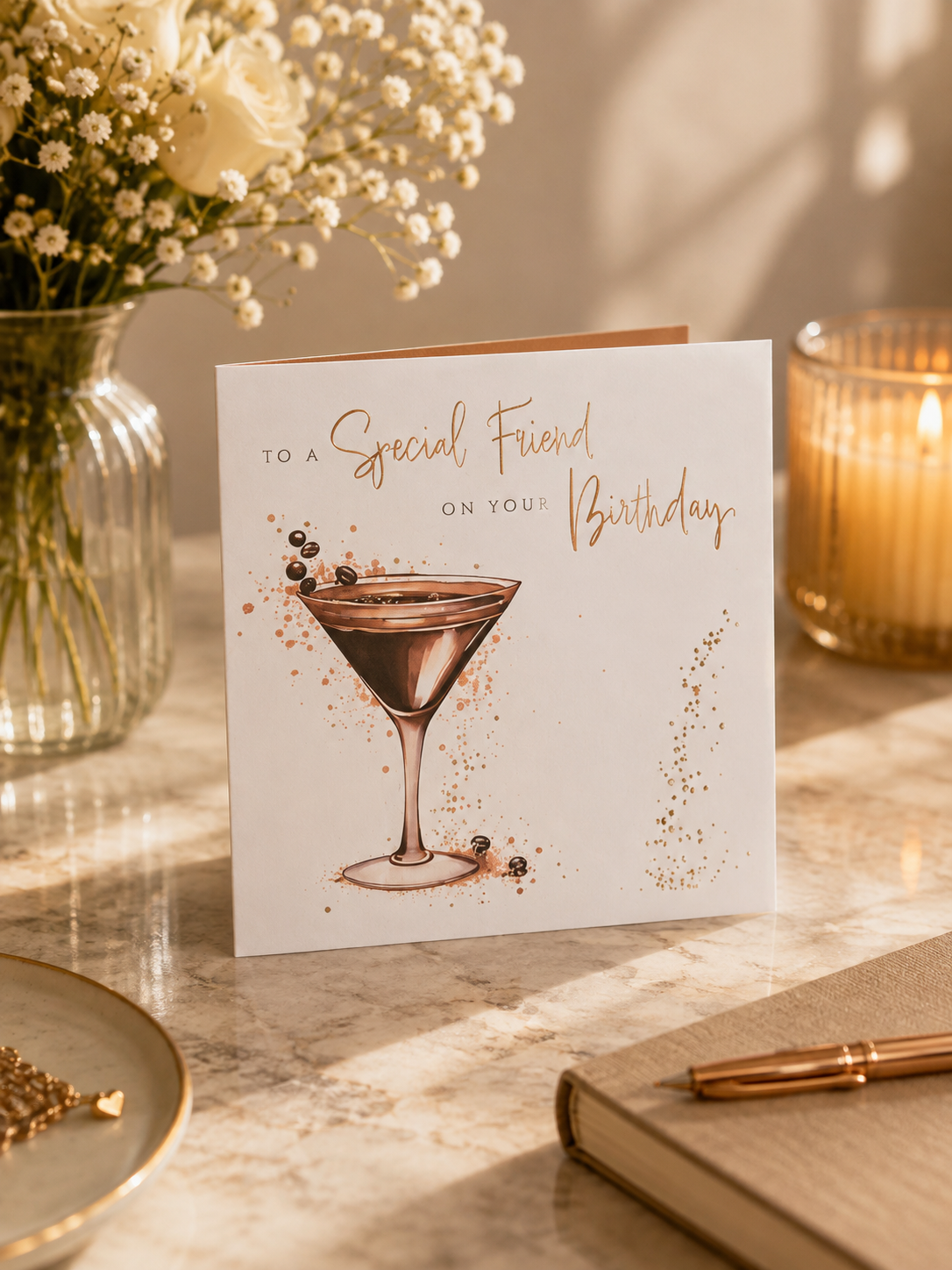 To a Special Friend on Your Birthday Card