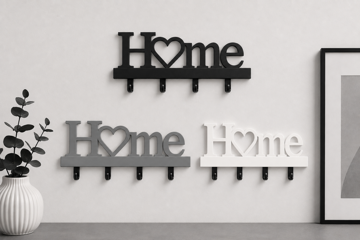 HOME Acrylic Key Holder