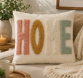Tufted HOME Canvas Pillowcase – Square