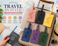 World Map Luggage Tag