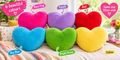 Heart Shaped Plush Pillow. 50cms