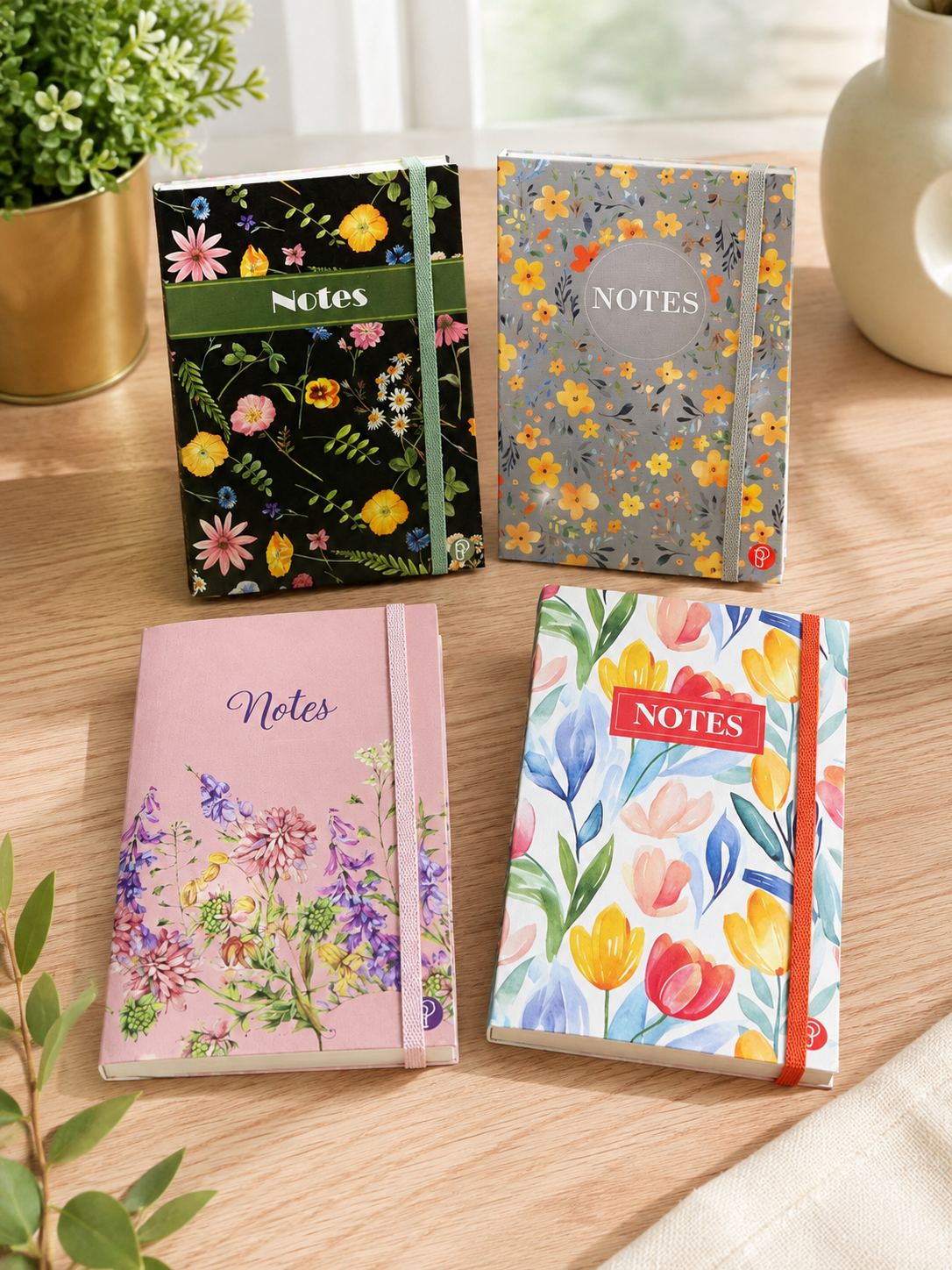 Floral Notes Notebook assorted designs