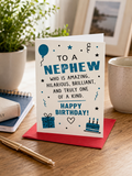 Happy Birthday Nephew Card
