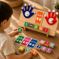 Wooden Finger Maths Board Set