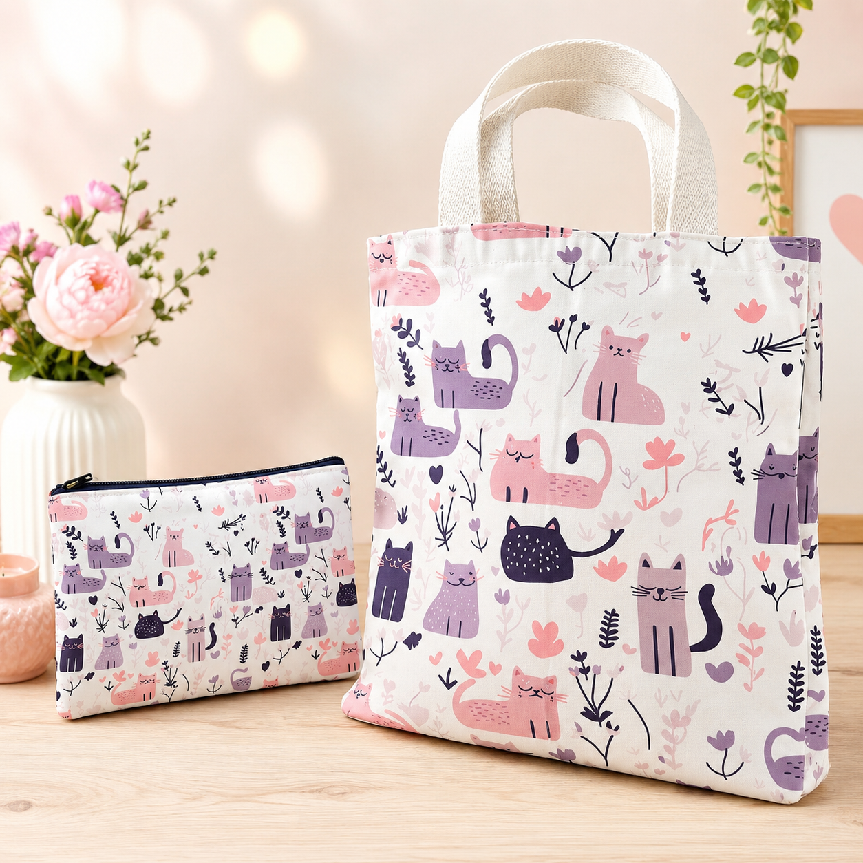 Reusable Polyester Cat Bags