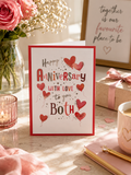 Happy Anniversary With Love to You Both Card