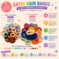 Satin Hair Bands –  2 sizes