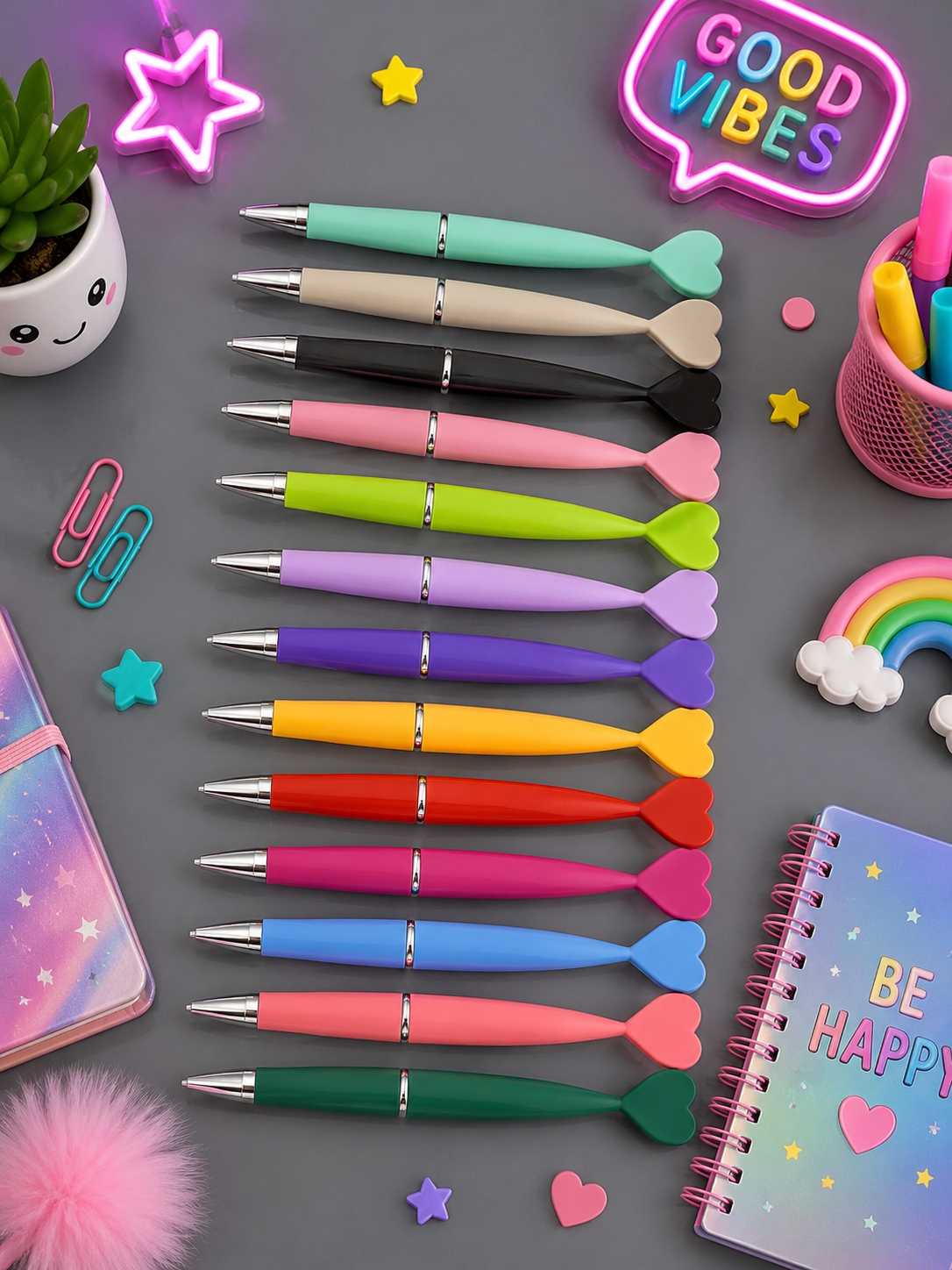 Mini Heart shaped Ballpoint Pens