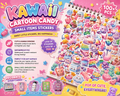 Kawaii cartoon candy small items stickers pack with 100+ cute designs
