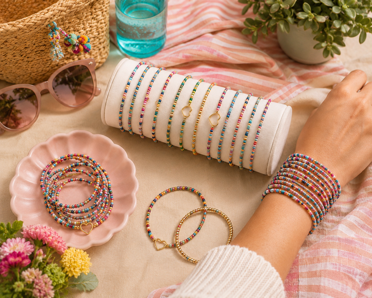 Beaded Bracelet Collection.