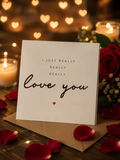Happy Birthday Greeting Cards And Envelopes Love You Design (308 love you)