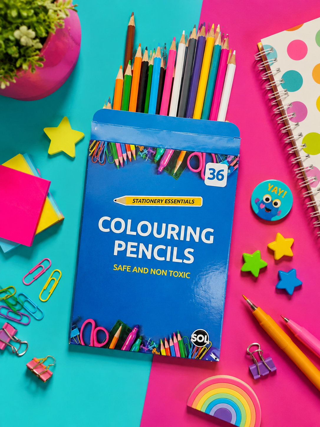Premium Colouring Pencils – 36 colours
