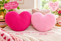 Heart Shaped Plush Pillow. 60cms