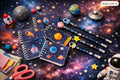 Space-Themed Spiral Notebooks – 1pc